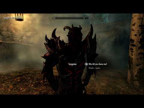Skyrim: Meeting the Daedric Prince Sanguine