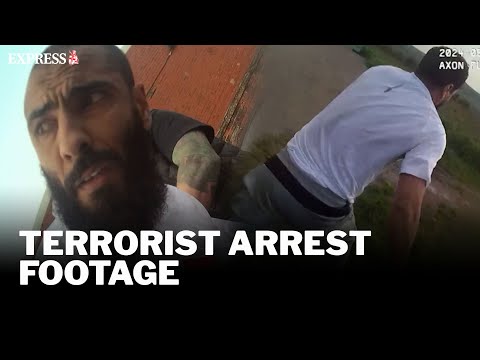 Footage shows arrest of two men convicted of PLOTTING TERRORIST ATTACK on Jewish people