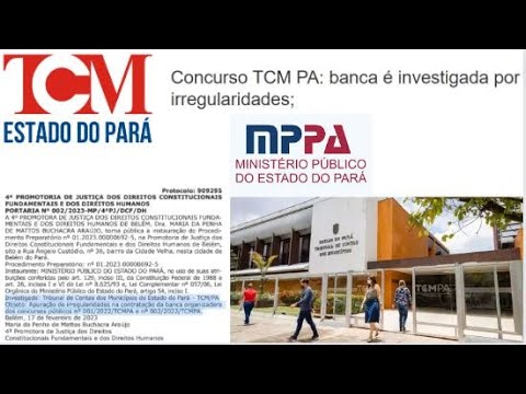 TCM-PA: MP-PA APURA POSSÍVEIS IRREGULARIDADES NA CONTRATAÇÃO DA BANCA CONSULPAM!!