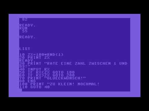 C64 BASIC Programmierung