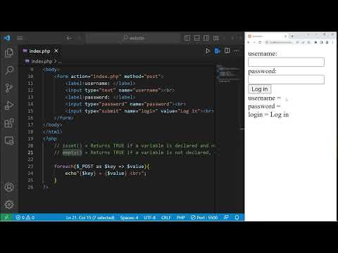 PHP isset empty are really useful