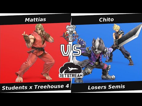 Students x Treehouse 4 Losers Semis - Mattias (Ken) Vs. Chito (Wolf, Cloud) Smash Ultimate - SSBU