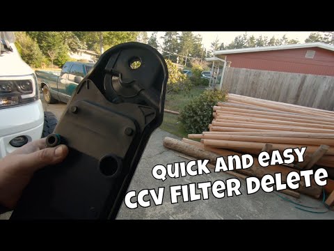 Quick and Easy CCV filter delete for your 6.7 Cummins