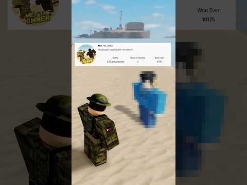 How to get the "Met The Owner" badge in War Tycoon? #wartycoon #wartycoonroblox #robloxshorts