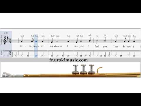 Cours de Trompette - Titanic Comment Jouer de la Trompette Partition Leçon Tablature