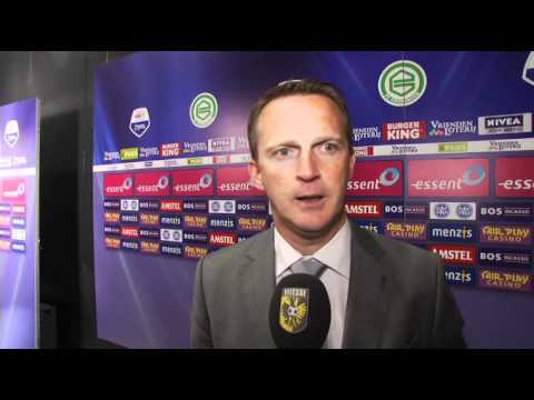 John van den Brom na FC Groningen - Vitesse