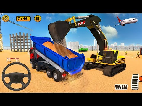 Offroad Heavy Excavator Driving Simulator Dump Truck Loading Game Android Gameplay
