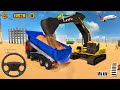 Offroad Heavy Excavator Driving Simulator Dump Truck Loading Game Android Gameplay