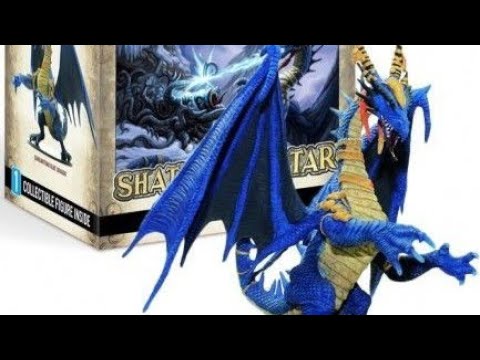 Amazing unboxing and review of gargantuan blue dragon from pathfinder