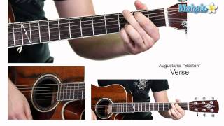 How to Play &quot;Boston&quot; by Augustana on Guitar (Whole Lesson)