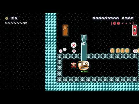 砲台洞窟 by づま ~ WORLD RECORD! - SUPER MARIO MAKER - NO COMMENTARY 1ay