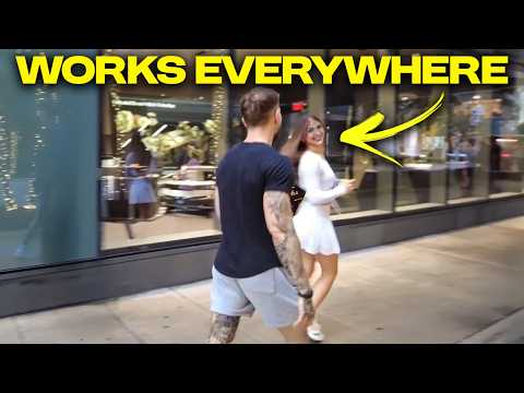 How to approach any woman any time anywhere (LIVE DEMO)