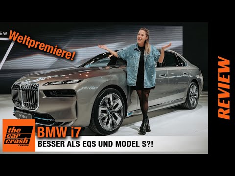 BMW i7 im Test (2022) Ist der neue 7er besser als EQS und Tesla Model S? Review | Preis | Reichweite