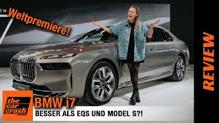 BMW i7 im Test (2022) Ist der neue 7er besser als EQS und Tesla Model S? Review | Preis | Reichweite