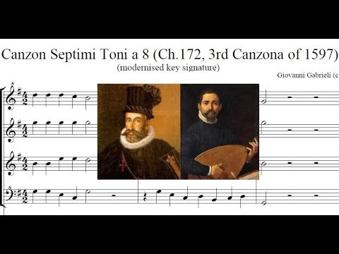 Andrea & Giovanni Gabrieli - 2 Canzonas (1597)