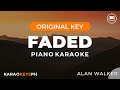 Faded - Alan Walker (Piano Karaoke)