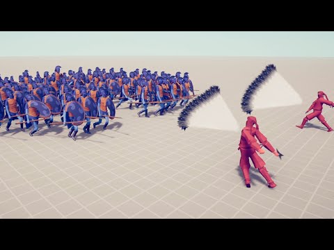 2x NINJA GOD vs EPIC ARMY | Totally Accurate Battle Simulator TABS