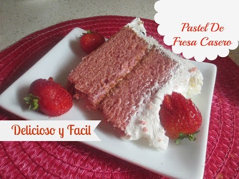 Delicious and Easy Homemade Strawberry Cake! - Madelin's Cakes