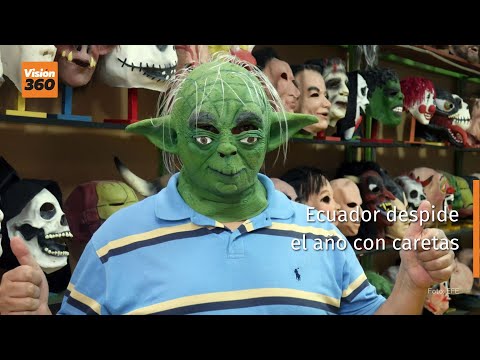 Ecuador despide el año con caretas