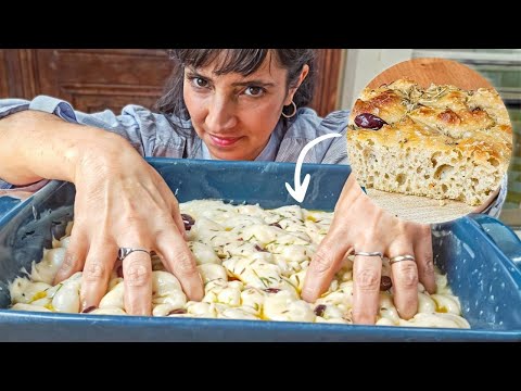 Ahora hago así la focaccia (la más fácil del mundo)