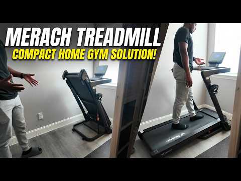BORGUSI Auto Incline Treadmill with 300 LBS Capacity, 3HP Folding Electric Treadmills for Home, Running Machine with 17.5 Wide Belt, Shock Absorption, 36 Preset Programs, Bluetooth Speaker, Grey video review thumbnail