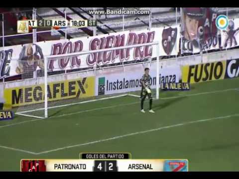 Patronato vs Arsenal (4-2) Primera División 2016/2017 Fecha 15