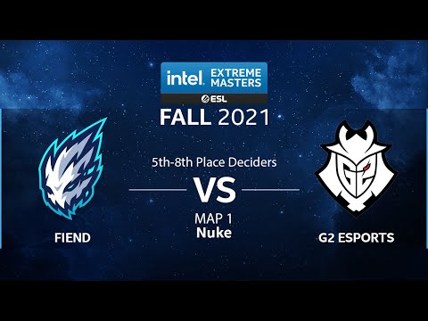 CS:GO - FIEND vs. G2 Esports [Nuke] Map 1 - IEM Fall 2021 - 5th-8th Place Deciders - EU