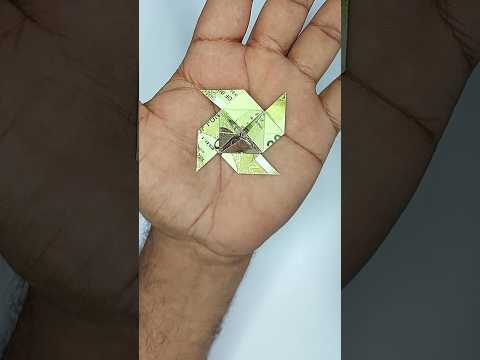 Money Oeigami Ninja Shuriken | Dollar Ninja star #shorts