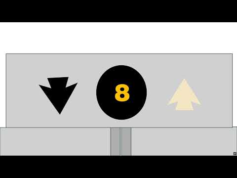 Animated. A vintage Otis Lexan at the Old China Apartment, Elevatorville (Tower 1)