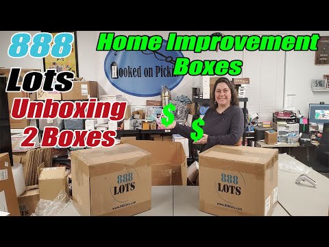 Unboxing 888 Lots Boxes - Home Improvement Boxes - What did I find? - Re-selling Online