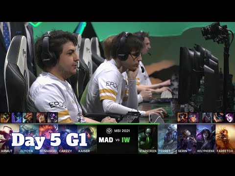MAD vs IW - Day 5 LoL MSI 2021 Group Stage | Mad Lions vs İstanbul Wildcats full game