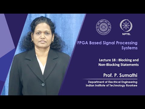 Promo Video of FPGA Based Signal Processing Systems by Prof P Sumathi