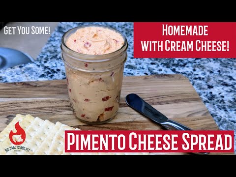 Pimento Cheese Spread Recipe with Cream Cheese | Homemade Pimento Cheese Recipe