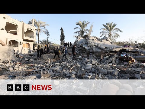 Video | Israeli military carries out wave of attacks in Gaza | BBC News