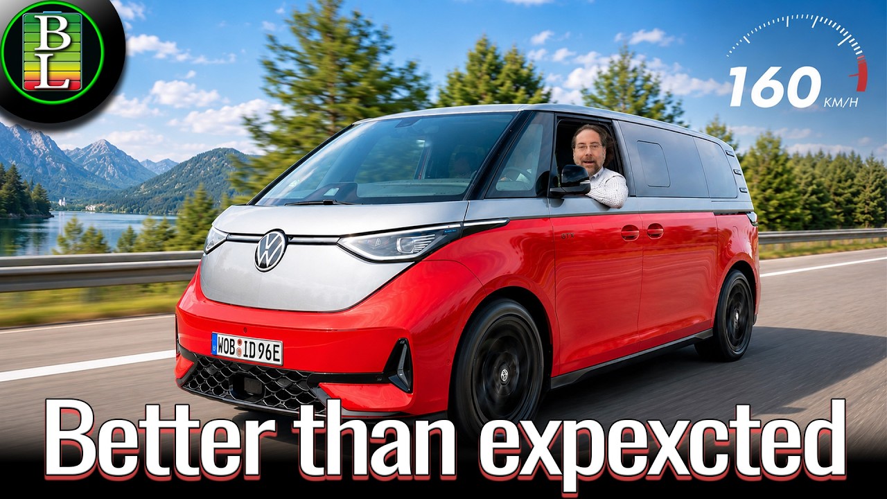 Volkswagen ID. Buzz GTX (86 kWh) at Top Speed! 160 km/h (99 mph) Consumption & Highway Test