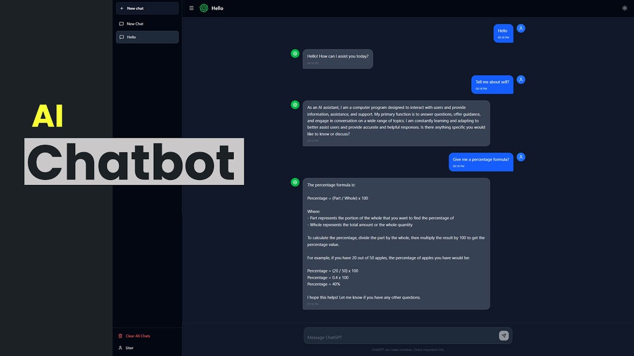 Building an AI Chatbot App With React and ChatGPT