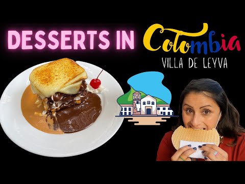 Colombia VLOG - My favorite Colombian Desserts - Villa de Leyva, Colombia