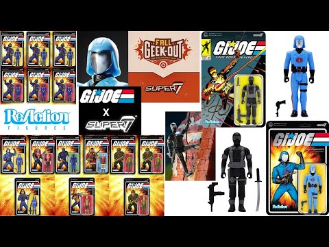 ***see newer video*** Every Super7 G.I. Joe ReAction Figure Comparison List