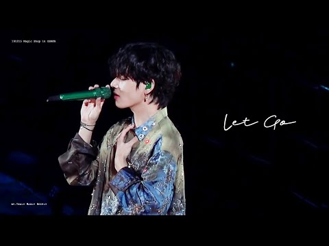 191215 Magic Shop in Osaka - Let Go focus of V 뷔 태형 방탄소년단 뷔 BTS V 김태형 ver.4k