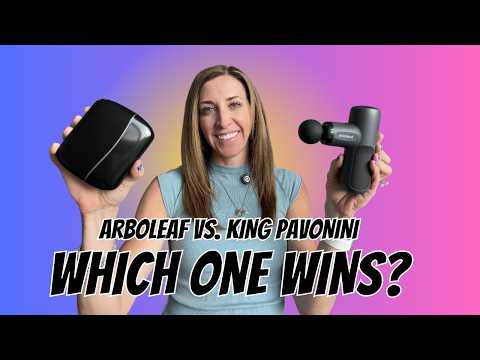 arboleaf Mini Massage Gun Deep Tissue, Percussion Muscle Massager for Back Pain Relief, Portable Small Travel Size, Quiet Massager, Gifts for Woman Man video review thumbnail