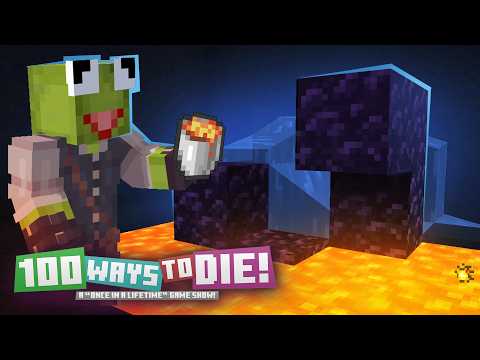 This video is Minecraft Rage Bait | 100 Ways to Die in Minecraft