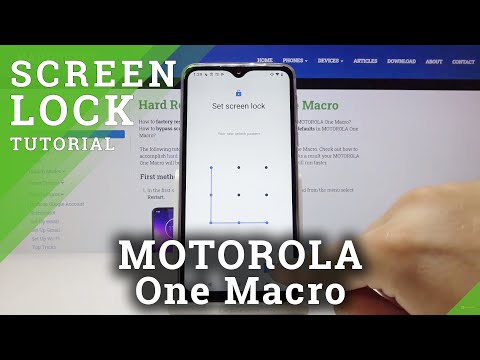 How to Change Lock Method in MOTOROLA One Macro – Set Lock Screen