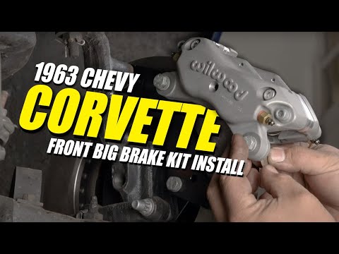 1963 Chevy Corvette Wilwood Classic Series Dynalite Front Big Brake Kit Install