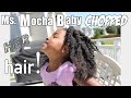 Ms. Mocha Baby chopped her own hair! 