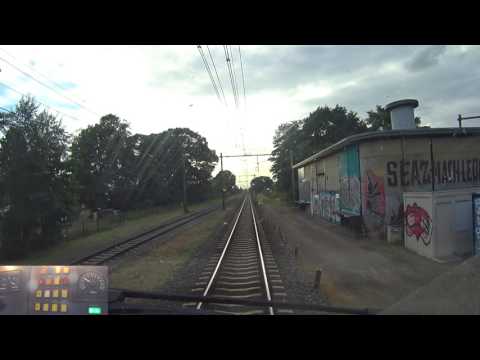 A train driver's view: Arnhem CS - Alkmaar, VIRM, 23-Jun-2017.