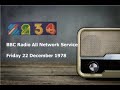 BBC All Network Service 1978