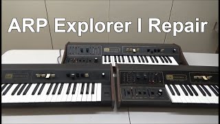 Video thumbnail for Triple ARP Explorer I Synthesizer Repair - Synthchaser #157 by Synthchaser