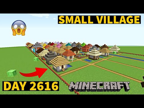 Insane Minecraft Build in 2023 - Village in a Day?!