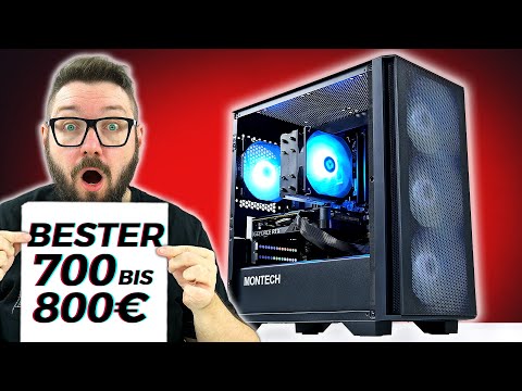 700 - 800 Euro Gaming PC 2025 Test Zusammenbauen November