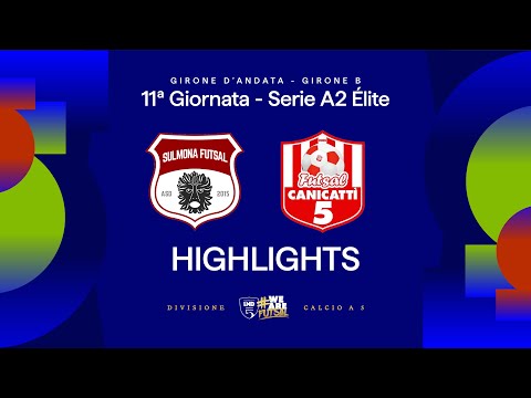 Sulmona Futsal 4-3 Atletico Canicattì | Highlights | Matchday 11 | Serie A2 Elite 2025/2026 - B